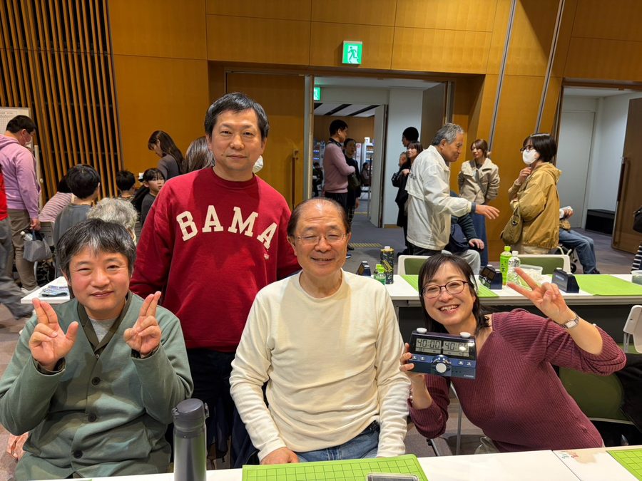 囲碁大会イベントでの参加者のみなさん